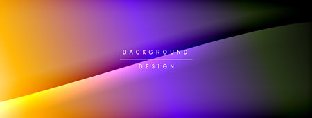 Bright rainbow style color gradient with curve round shape line background. Vector Illustration For Wallpaper, Banner, Illustration, landing pageのイラスト素材