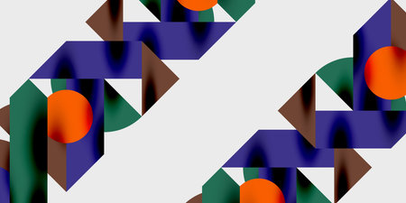 Vibrant abstract background circles with smooth gradients, creating a dynamic and modern design....
