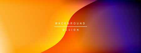 Bright rainbow style color gradient with curve round shape line background. Vector Illustration For Wallpaper, Banner, Illustration, landing pageのイラスト素材