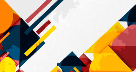 Grainy texture geometric abstract background. Vector Illustration For Wallpaper, Banner, Background, Card, Book Illustration, landing pageのイラスト素材