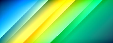 Dynamic shadow lines with gradient colors geometric backgroundのイラスト素材