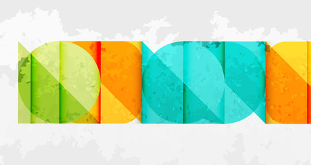 Grainy texture geometric abstract background. Vector Illustration For Wallpaper, Banner, Background, Card, Book Illustration, landing pageのイラスト素材