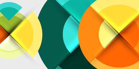 Target circle geometric abstract shapes. Vector Illustration For Wallpaper, Banner, Background, Card, Book Illustration, landing pageのイラスト素材