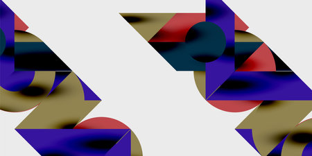 Vibrant abstract background circles with smooth gradients, creating a dynamic and modern design....