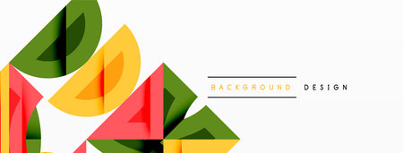 Abstract geometric background shapes forming a modern, symmetrical pattern. Bold contrast, smooth gradients, dynamic composition, futuristic styleのイラスト素材