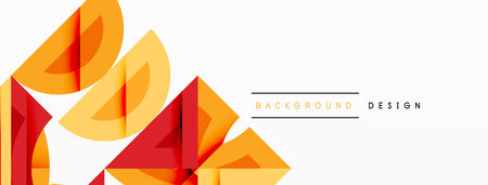 Abstract geometric background with shapes, featuring circular and rounded elements. Bold contrast, smooth gradients, dynamic composition, futuristic styleのイラスト素材