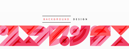 Abstract geometric background shapes forming a modern, symmetrical pattern. Bold contrast, smooth gradients, dynamic composition, futuristic styleのイラスト素材