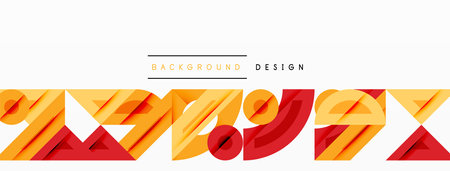 Abstract geometric background with shapes, featuring circular and rounded elements. Bold contrast, smooth gradients, dynamic composition, futuristic styleのイラスト素材