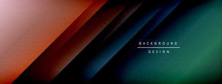 Dynamic shadow lines with gradient colors geometric backgroundのイラスト素材