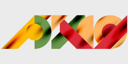 Vibrant abstract background circles with smooth gradients, creating a dynamic and modern design. Ideal for creative, tech, or contemporary-themed projectsのイラスト素材