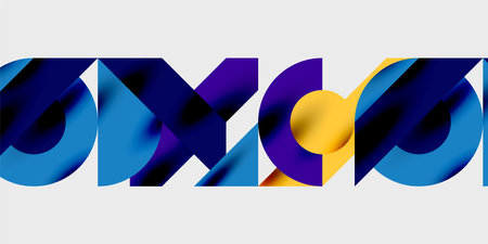Vibrant abstract background circles with smooth gradients, creating a dynamic and modern design....