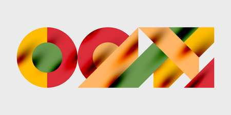 Vibrant abstract background circles with smooth gradients, creating a dynamic and modern design....