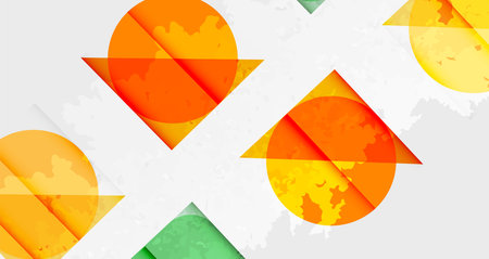 Grainy texture geometric abstract background. Vector Illustration For Wallpaper, Banner, Background,...