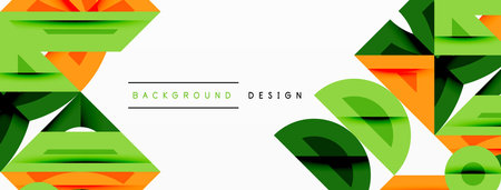 Abstract geometric background shapes forming a modern, symmetrical pattern. Bold contrast, smooth gradients, dynamic composition, futuristic styleのイラスト素材