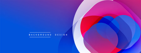 Abstract background with layered translucent gradient shapes