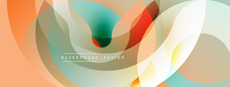 Abstract fluid shapes, vibrant colors blend. Modern design, smooth gradients create dynamic...