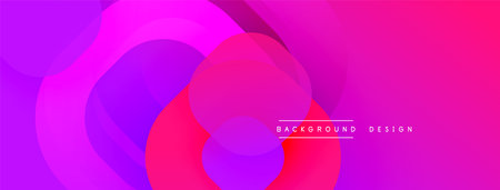 Abstract fluid shapes, vibrant pinks, purples create dynamic background. Modern design element for digital projects.のイラスト素材