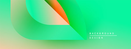 Abstract fluid shapes blend, creating vibrant gradient background. Modern design features soft color transitions, minimalist aesthetic.のイラスト素材