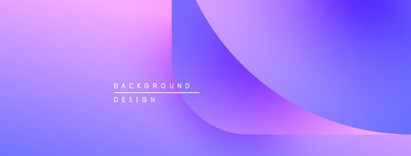 Gradient background design. Purple, blue hues blend smoothly. Minimalist aesthetic, text reads background design. Modern visual element.のイラスト素材