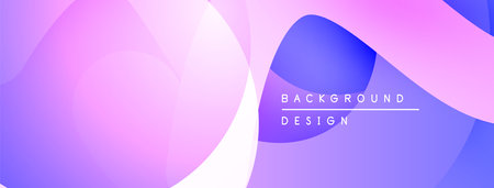 Abstract fluid shapes blend purple, pink hues. Modern design evokes calm, creative energy. Minimalist aesthetic suits digital projects.のイラスト素材