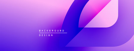 Abstract gradient background. Purple, pink hues blend smoothly. Text reads background design....