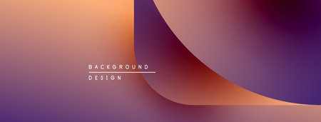 Abstract gradients blend, creating modern background design. Soft curves overlap, offering visual...