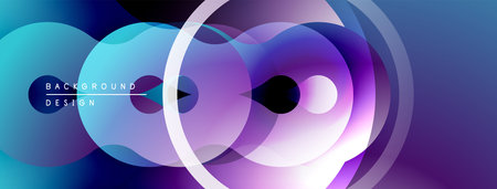Abstract fluid shapes, vibrant colors blend. Gradient background creates dynamic visual effect....