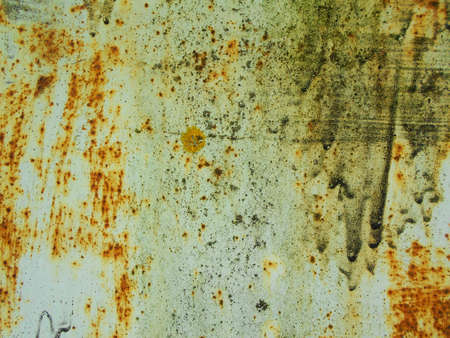 Old painted metal surfaces