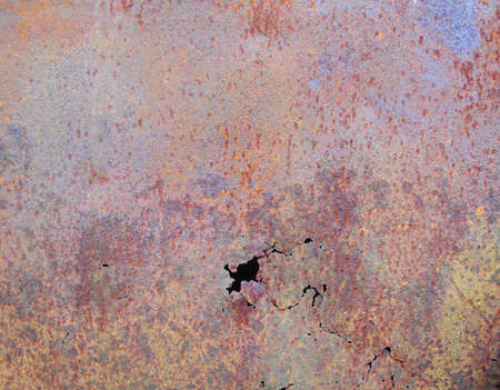 Old painted metal surfaces