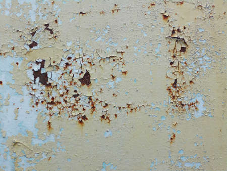 Old painted metal surfacesの写真素材