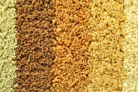 Mix shaggy carpet closeup