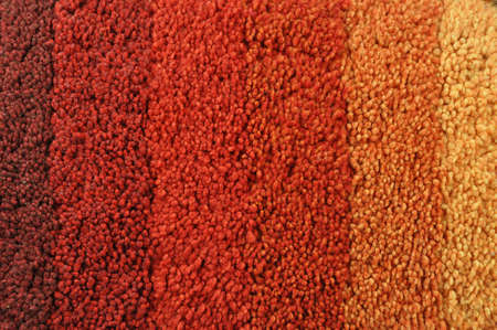 Mix shaggy carpet closeup