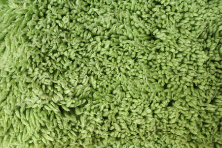 Light green shaggy carpet closeupの写真素材