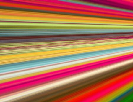 Rectangular Image of Different Colour Bars with optical geometry illusion の写真素材