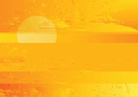 abstract sunset sea golden grunge backgroundのイラスト素材