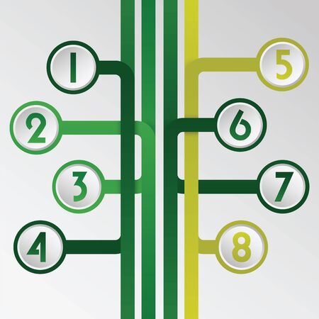 Infographics label design のイラスト素材