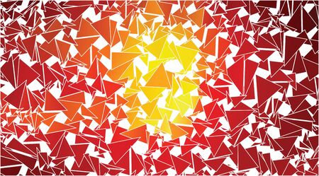 Abstract red orange triangles background vector gradient EPS10 illustration.のイラスト素材