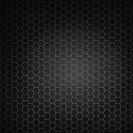 hexagon black grill background