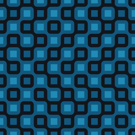 blue tile seamless pattern vector backgroundのイラスト素材