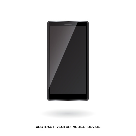 abstract mobile device modern gadget vector illustrationのイラスト素材