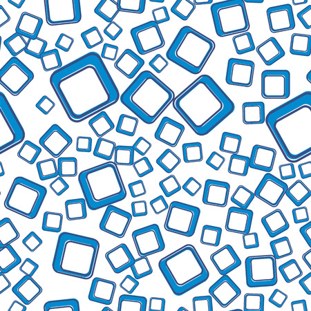 Abstract square forms seamless pattern. Vector illustration. Modern repeat geometric design wallpaper.のイラスト素材