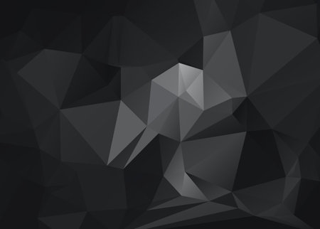 dimgray, darkslategray, gray, lightslategray, black, darkgray color abstract vector triangle backgroundのイラスト素材