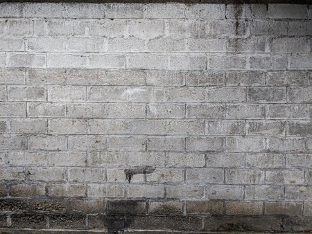Old grey brick wall texture. Abstract background and texture for design.の写真素材