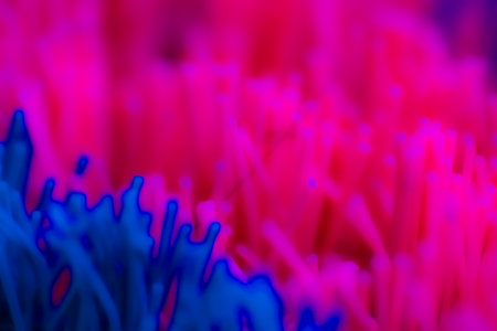 Abstract background texture plastic detail red and blue line pattern with noiseの写真素材