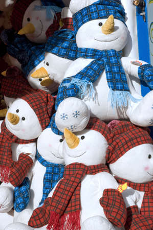 A collection of Funfair snowmenの写真素材
