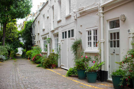 London Mews Houses in South Kensingtonのeditorial素材