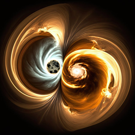 Abstract fractal. Fractal art background for creative design. Decoration for wallpaper, desktop, poster, cover booklet. Print for clothes, t-shirt. Creative illustration for designの素材