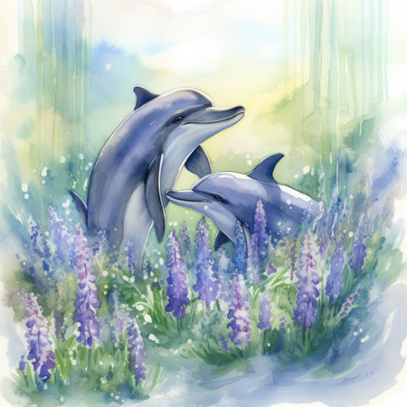 Watercolor illustration of mother koala with her baby on white backgroundの素材