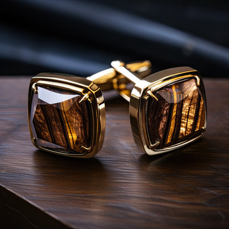 Sunglasses in an iron frame on a wooden table. Selective focus.の素材