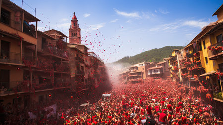 View of unknowns Hindu people attending a religious ceremony at the Pashupatinath temple in the morningの素材